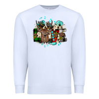 Love Wood Slice Ornament Premium Sweatshirt | Teevron