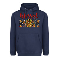 Navy Christmas blessed mom Heavyweight Hoodie - JahusDesignShop