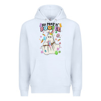 White so peepin boujee Premium Hoodie - MaliasSmallBusiness