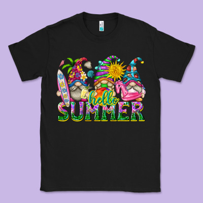 Hello Summer Gnome Classic Tee Designed By Texasbilliewilder