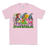 Bubblegum Pink hello summer gnome Classic Tee - texasbilliewilder