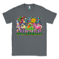 Charcoal Heather hello summer gnome Classic Tee - texasbilliewilder