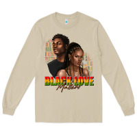 Mushroom afro black love matters Long Sleeve Tee - texasbilliewilder