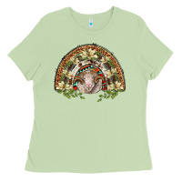 Matcha merino wool ram lily rainbow Ladies Tee - BarkalooDesign