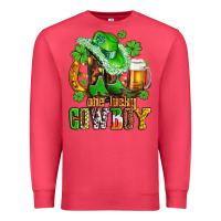 Cardinal one lucky  cowboy with hat and boots Premium Sweatshirt - AdoDesignShop