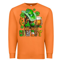 Carrot one lucky  cowboy with hat and boots Premium Sweatshirt - AdoDesignShop
