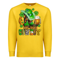 Lemon one lucky  cowboy with hat and boots Premium Sweatshirt - AdoDesignShop
