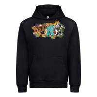 Black one baby cow Urban Hoodie - NancyCooperArtShop
