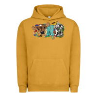 Pigment Peanut Butter one baby cow Urban Hoodie - NancyCooperArtShop