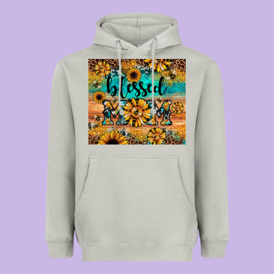 Blessed Mom Heavyweight Hoodie Designed By Jahusdesignshop