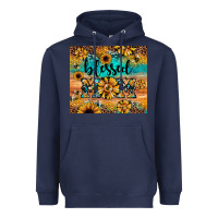 Navy blessed mom Heavyweight Hoodie - JahusDesignShop