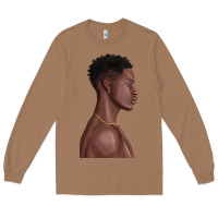 Toasted Coconut afro black man Long Sleeve Tee - texasbilliewilder