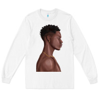 White afro black man Long Sleeve Tee - texasbilliewilder
