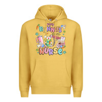 Antique Gold every favorite bunnys nurse Premium Hoodie - MaliasSmallBusiness