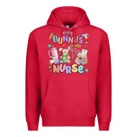 Cardinal every favorite bunnys nurse Premium Hoodie - MaliasSmallBusiness