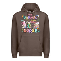 Coffee every favorite bunnys nurse Premium Hoodie - MaliasSmallBusiness