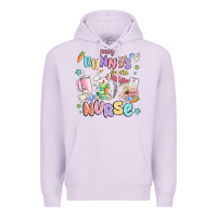 Lilac every favorite bunnys nurse Premium Hoodie - MaliasSmallBusiness