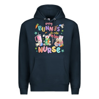 Navy every favorite bunnys nurse Premium Hoodie - MaliasSmallBusiness