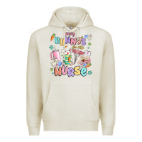 Oatmeal Heather every favorite bunnys nurse Premium Hoodie - MaliasSmallBusiness