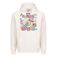 Pale Pink every favorite bunnys nurse Premium Hoodie - MaliasSmallBusiness