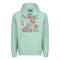 Seafoam every favorite bunnys nurse Premium Hoodie - MaliasSmallBusiness