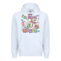 White every favorite bunnys nurse Premium Hoodie - MaliasSmallBusiness