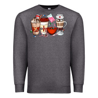 Charcoal Heather Nurse Coffee Cups Premium Sweatshirt - Artiststas