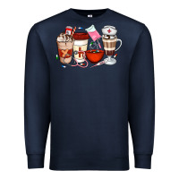 Navy Nurse Coffee Cups Premium Sweatshirt - Artiststas
