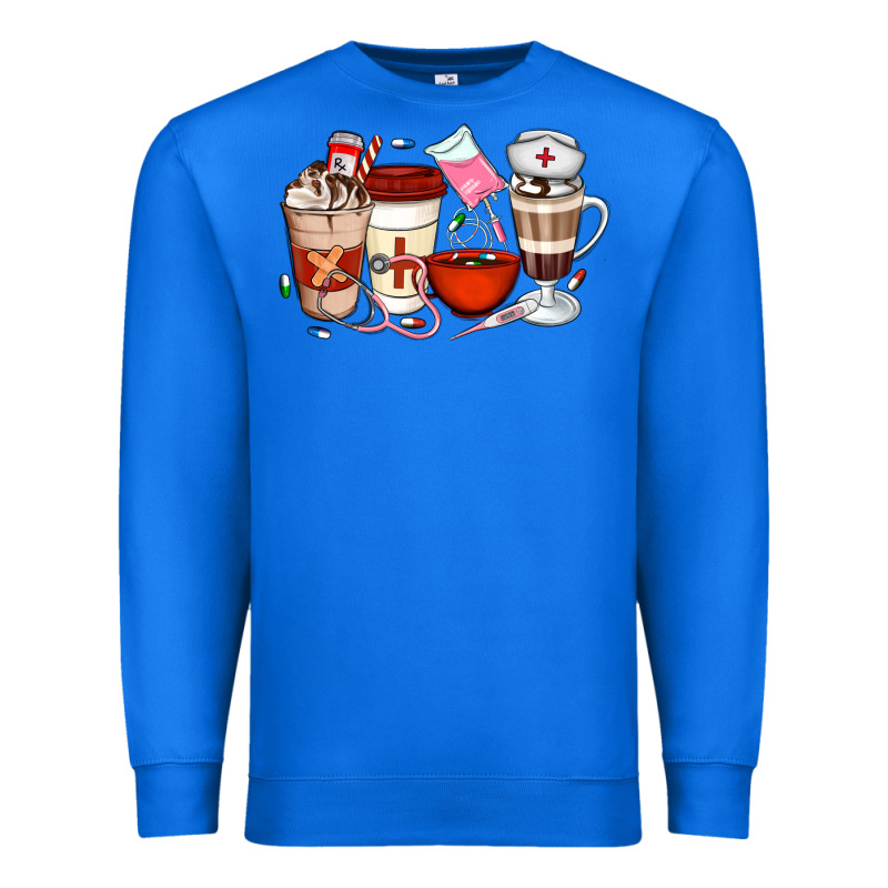 Nurse Coffee Cups Premium Sweatshirt by Artiststas | Teevron