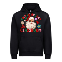 Black rockin around the classroom Urban Hoodie - MaliasSmallBusiness