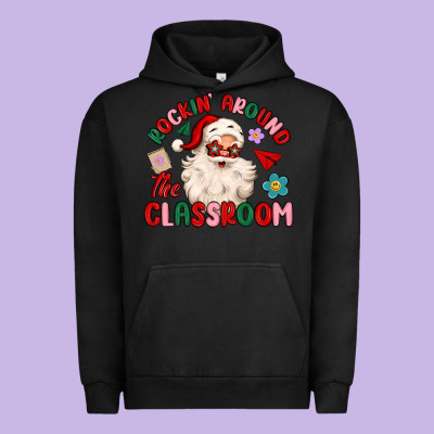 Rockin Around The Classroom Urban Hoodie Designed By Maliassmallbusiness