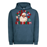 Pigment Midnight Navy rockin around the classroom Urban Hoodie - MaliasSmallBusiness