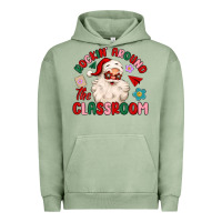 Pigment Oil Green rockin around the classroom Urban Hoodie - MaliasSmallBusiness