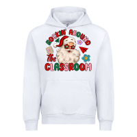 White rockin around the classroom Urban Hoodie - MaliasSmallBusiness