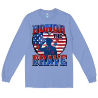 Colony Blue honor the brave Long Sleeve Tee - Zillion Design Studio