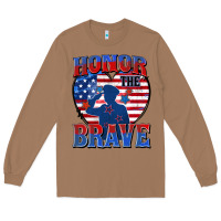 Toasted Coconut honor the brave Long Sleeve Tee - Zillion Design Studio