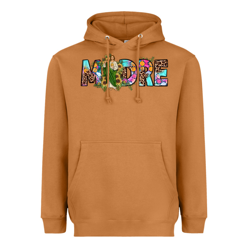 San Judas Madre Sunflower Heavyweight Hoodie by JahusDesignShop | Teevron