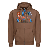 Chestnut busy raising ballers american football Zipper Hoodie - Zillion Design Studio