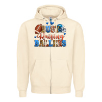 Sandshell busy raising ballers american football Zipper Hoodie - Zillion Design Studio