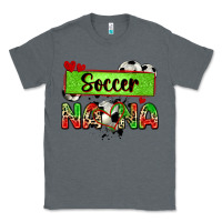 Charcoal Heather soccer nana with leopard Classic Tee - Zillion Design Studio