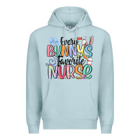 Blue Mist every bunny's favorite nurse Premium Hoodie - MaliasSmallBusiness