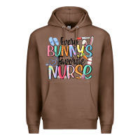 Chestnut every bunny's favorite nurse Premium Hoodie - MaliasSmallBusiness