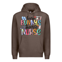 Coffee every bunny's favorite nurse Premium Hoodie - MaliasSmallBusiness