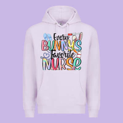Every Bunny's Favorite Nurse Premium Hoodie Designed By Maliassmallbusiness