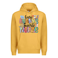 Mustard every bunny's favorite nurse Premium Hoodie - MaliasSmallBusiness
