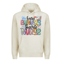 Oatmeal Heather every bunny's favorite nurse Premium Hoodie - MaliasSmallBusiness