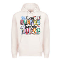 Pale Pink every bunny's favorite nurse Premium Hoodie - MaliasSmallBusiness