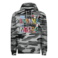 Slate Camo every bunny's favorite nurse Premium Hoodie - MaliasSmallBusiness