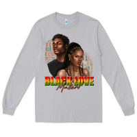 Moon Dust afro black love matters Long Sleeve Tee - texasbilliewilder