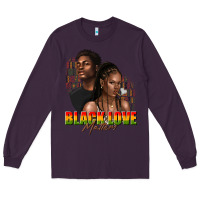 Plum afro black love matters Long Sleeve Tee - texasbilliewilder